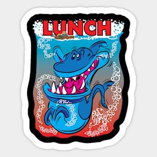 Shark Lunch Sticker